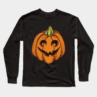 Funny halloween pumpkin Long Sleeve T-Shirt